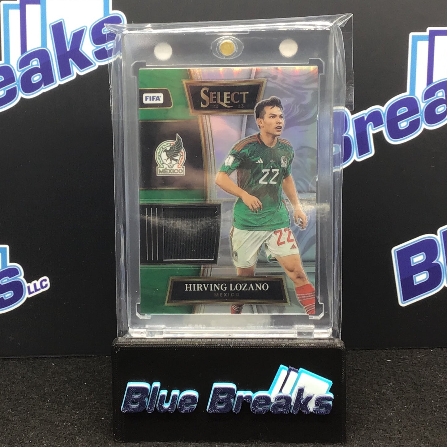2022-23 Panini Select FIFA Hirving Lozano relic #SW-HLO Mexico
