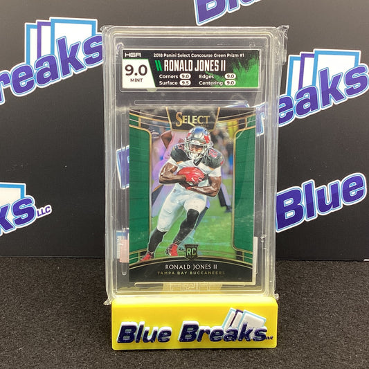 2018 Panini Select Concourse Green HGA 9