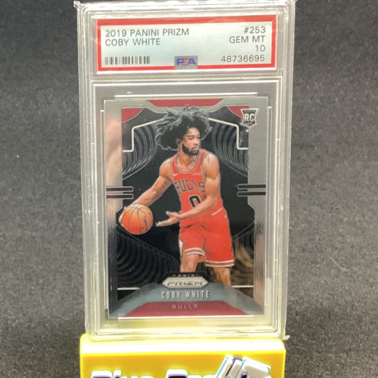 2019 Panini Prizm - Coby White #253 PSA 10