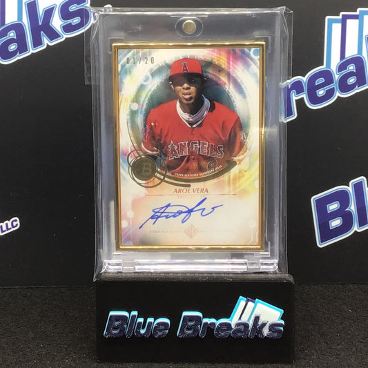 2022 Topps Bowman Transcendent Collection Arol Vera auto 01/20 #TCA-AV Angels