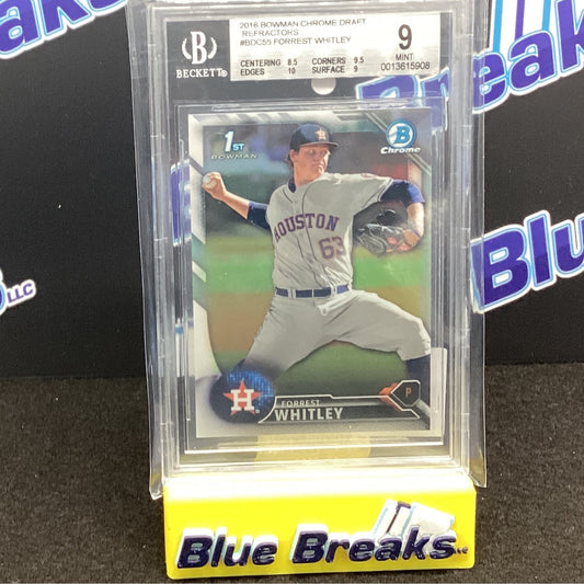 2016 Bowman Chrome Draft Refractor - Forrest Whitley