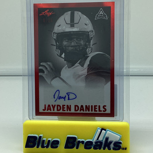 2021 Leaf Football - Jayden Daniels 9/25