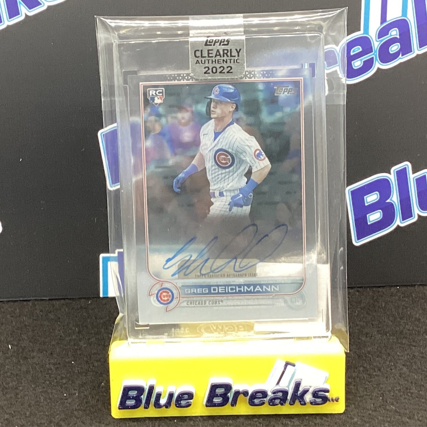 2022 Topps Clearly Authentic Greg Deichmann auto #CAA-GD Cubs