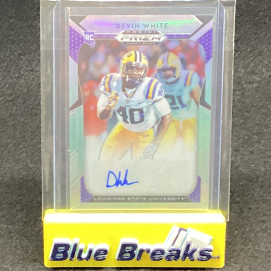 2019 Panini Prizm Draft Picks - Devin White Auto