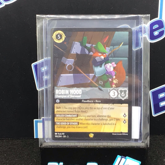 2024 Disney Lorcana Into the Inklands Robin Hood Champion of Sherwood #190/204