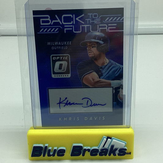 2017 Donruss Optic - Khris Davis 10/50