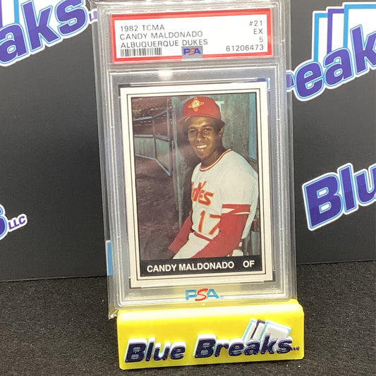 1982 TCMA - Candy Maldonado #21 PSA 5