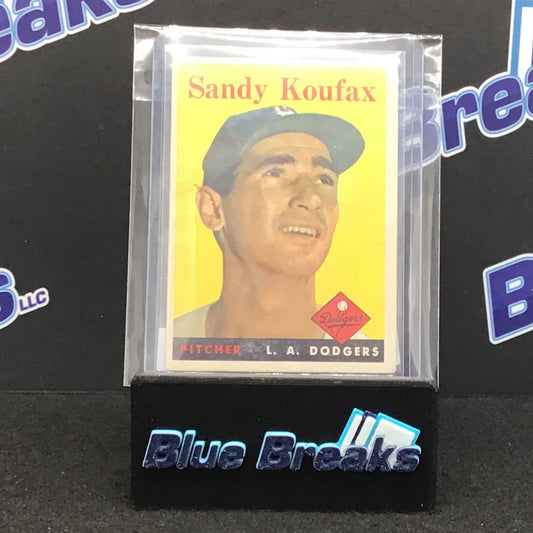1958 - Sandy Koufax Topps #187