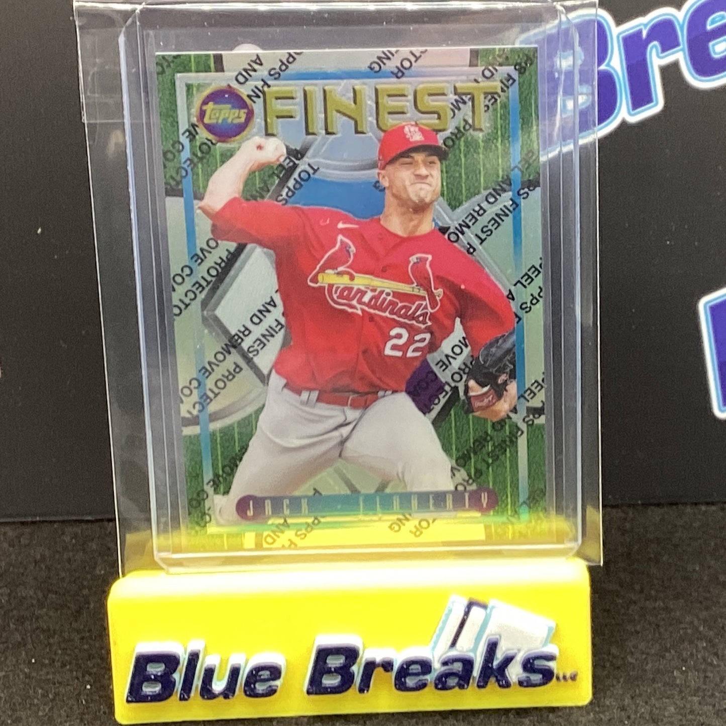 2022 Topps Finest - Jack Flaherty - 6/10 - St Louis Cardinals