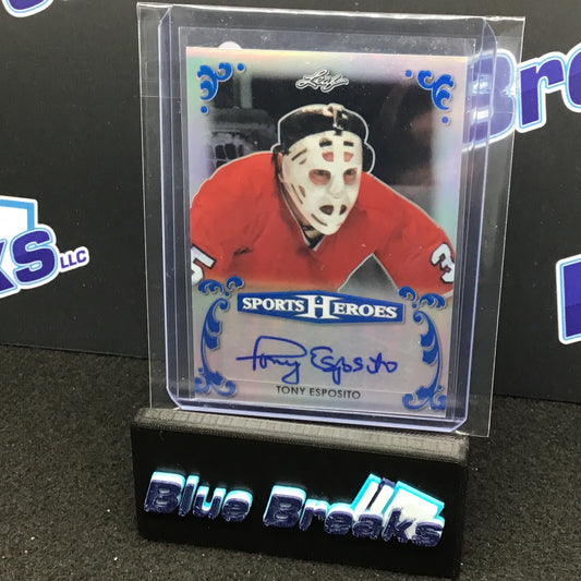 2017 Leaf Metal - Sports Heroes - Tony Esposito - 3/7
