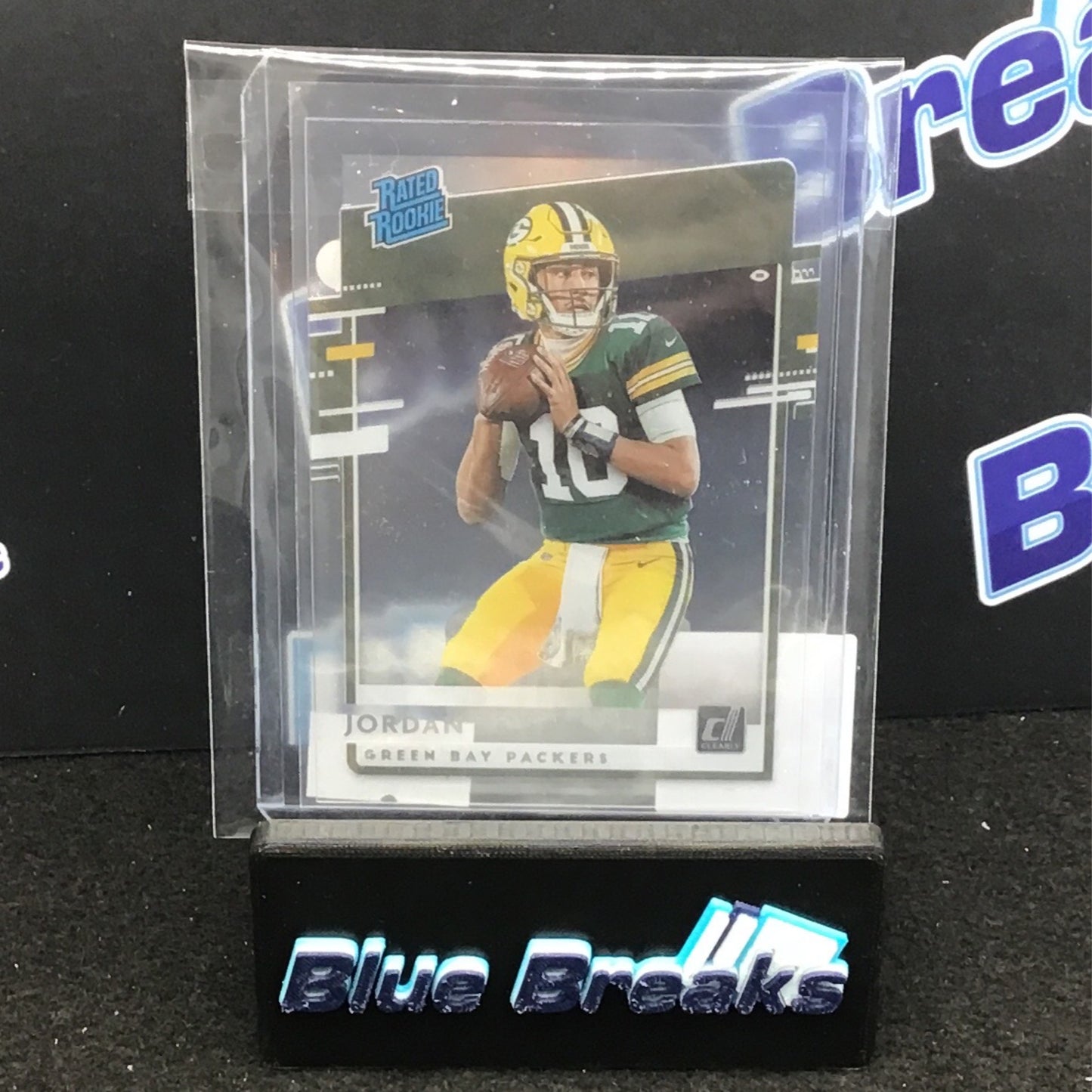 2020 Panini Chronicles Donruss Clearly Rated Rookie Jordan Love #RR-JL Packers