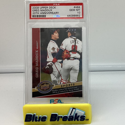 2009 Upper Deck - Greg Maddux Gem 10