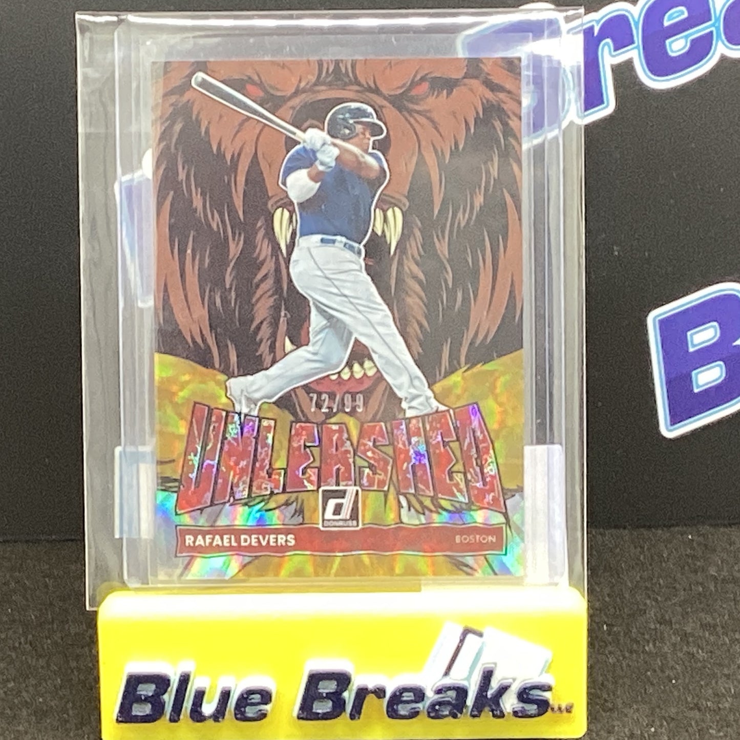2022 Panini Donruss Unleashed Rafael Devers 72/99