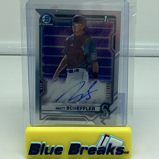 2021 Bowman Chrome - Matt Scheffler 79/499