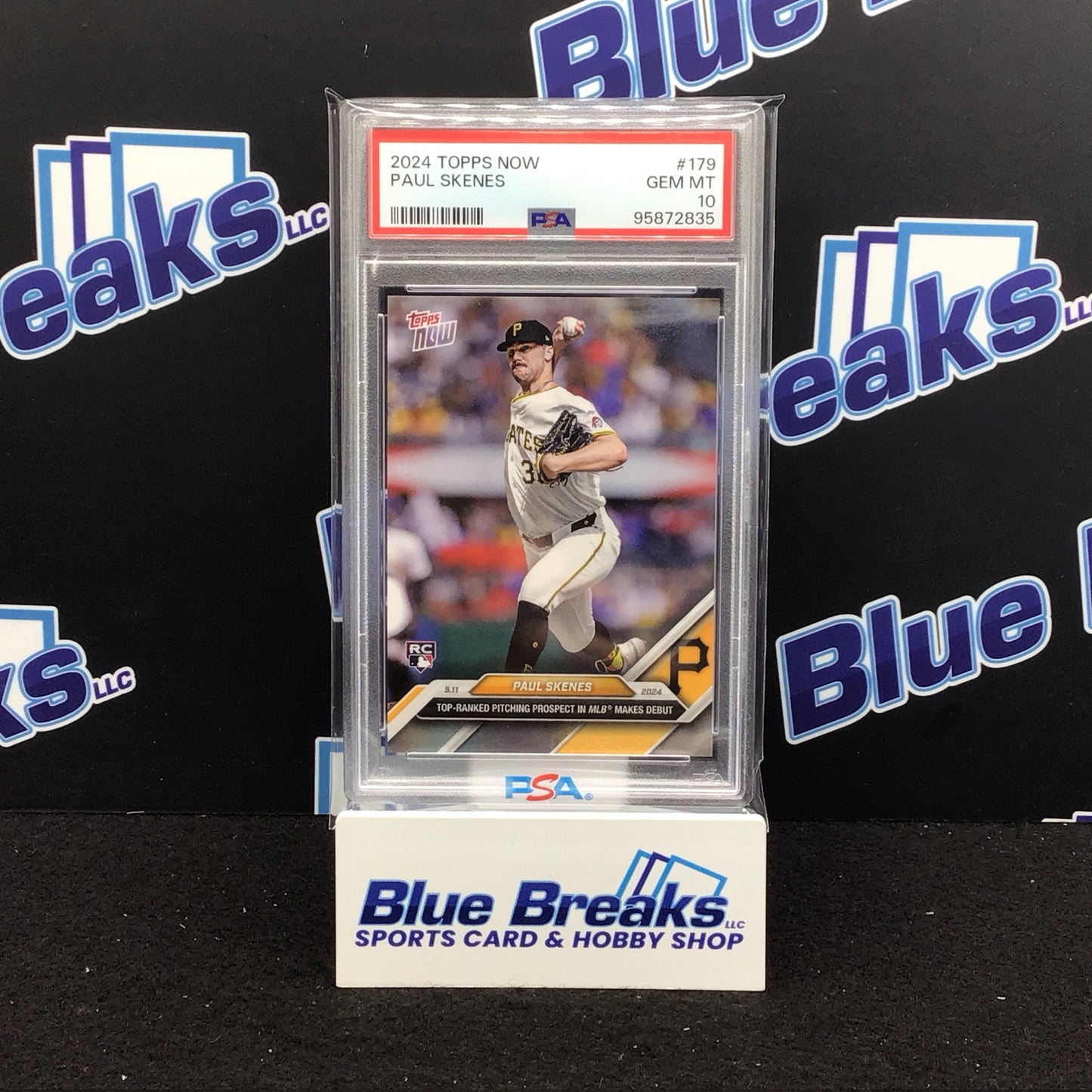 2024 Topps Now Paul Skenes RC #179 PSA 10 Pirates