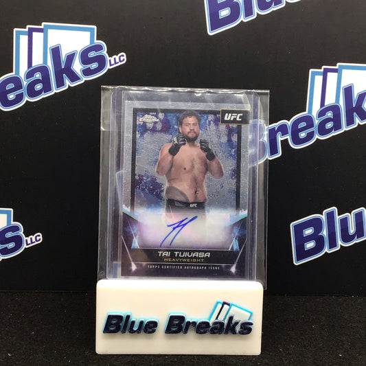 2024 Topps Chrome Tai Tuivasa auto #FNA-TTU UFC