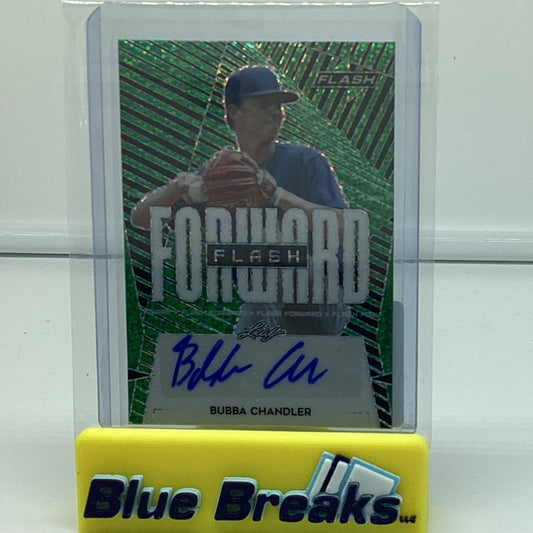 2021 Leaf Flash green - Bubba Chandler auto 12/25 #FF-BC1