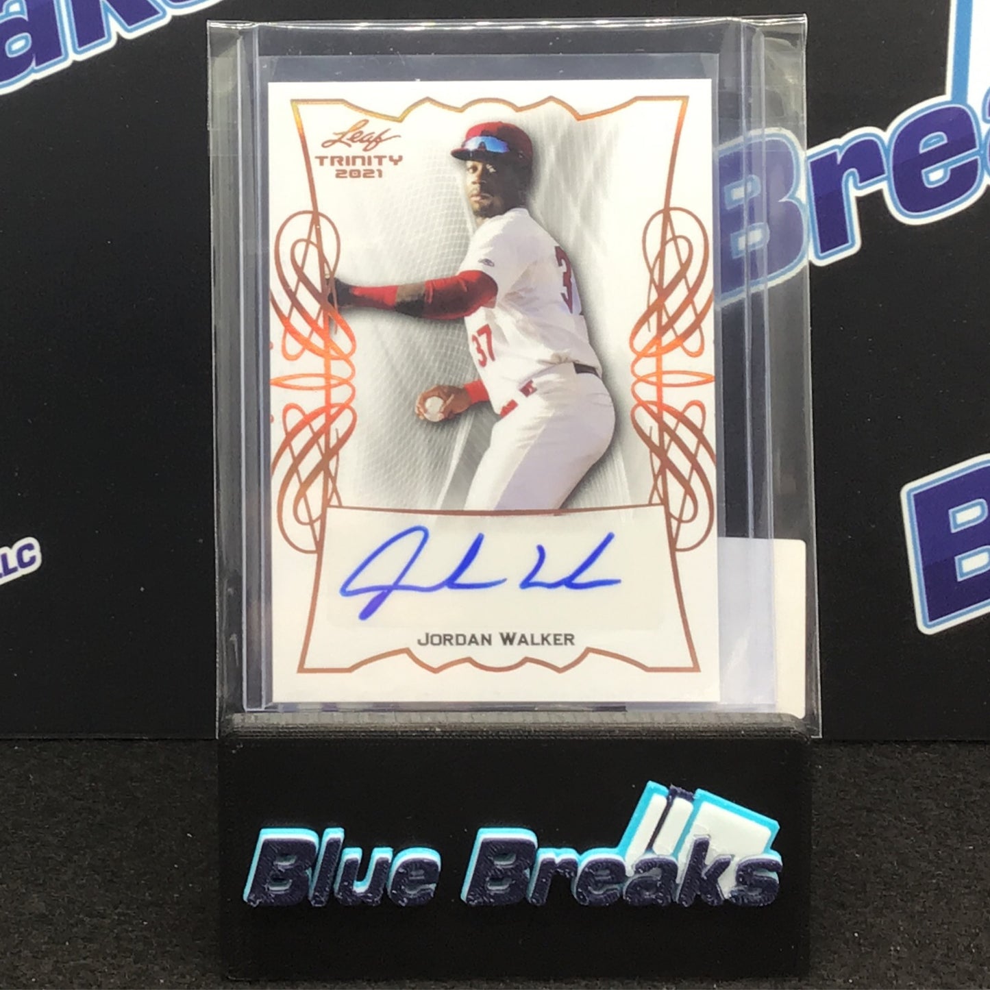 2021 Leaf Trinity Jordan Walker auto #BA-JW1