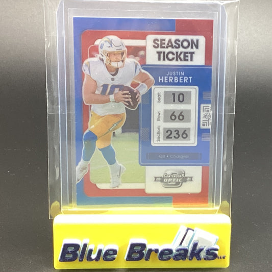 2021 Contenders Optic - Justin Herbert 003/175