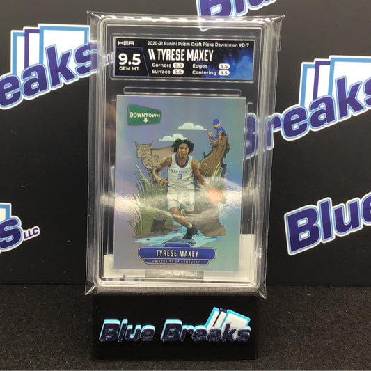 2020 Panini Collegiate Chronicles Tyrese Maxey Downtown #D-7 HGA 9.5 Kentucky