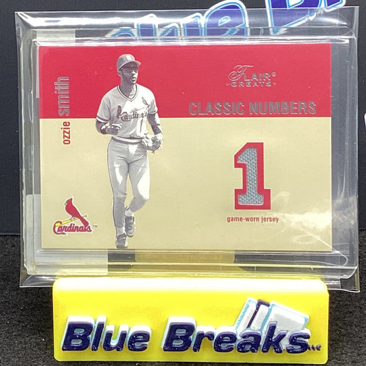 2002 Fleer Classic Numbers Ozzie Smith