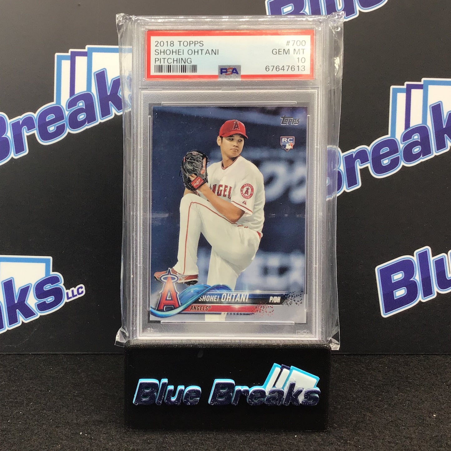 2018 Topps - Shohei Ohtani - Pitching - Los Angeles Angels - PSA 10