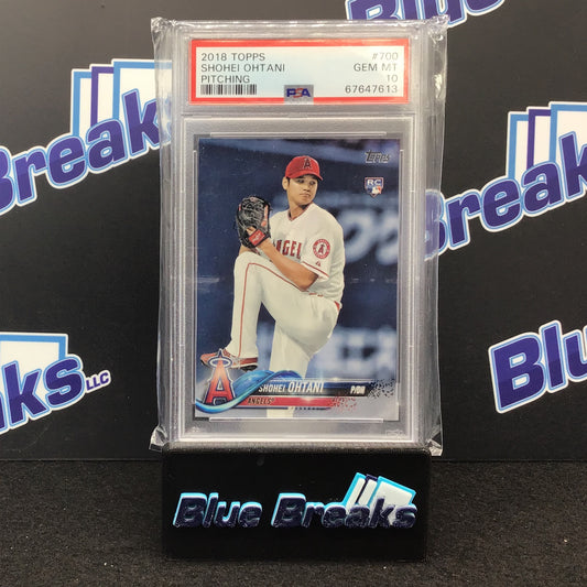 2018 Topps - Shohei Ohtani - Pitching - Los Angeles Angels - PSA 10