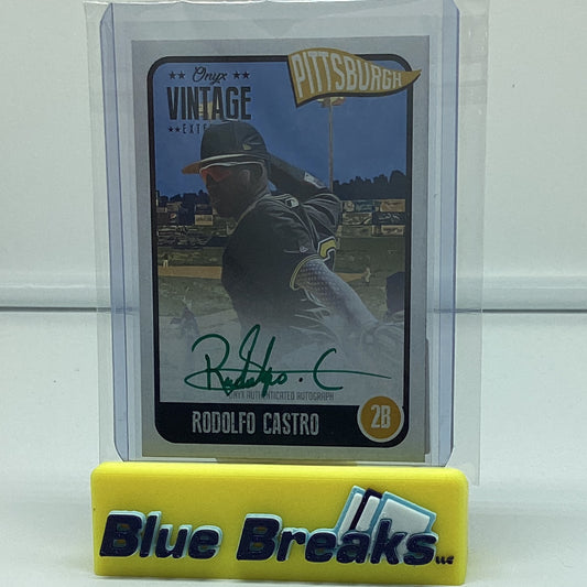 2020 Onyx Authenticated - Rodolfo Castro auto /50 #EARC Pirates