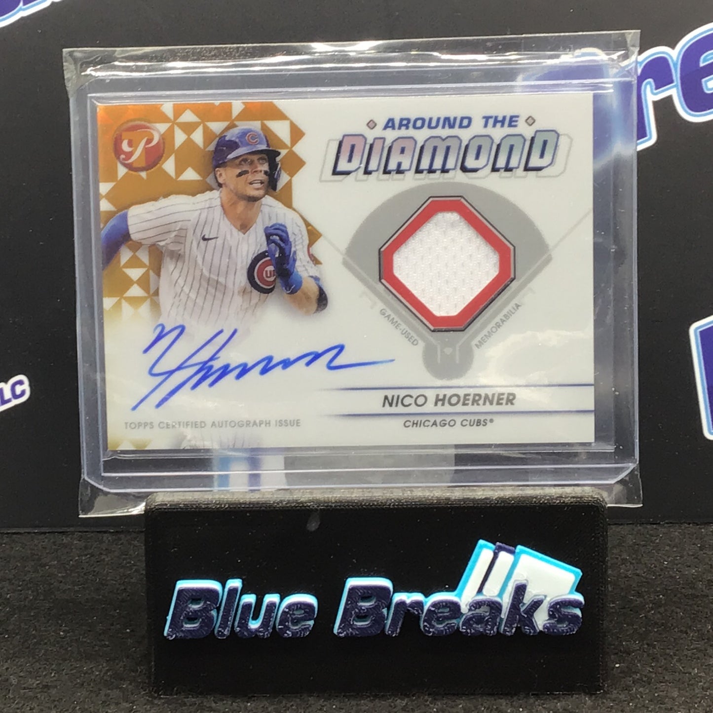 2023 Topps Pristine - Nico Hoerner - Around the Diamond Autographs - 4/50 - Chicago Cubs