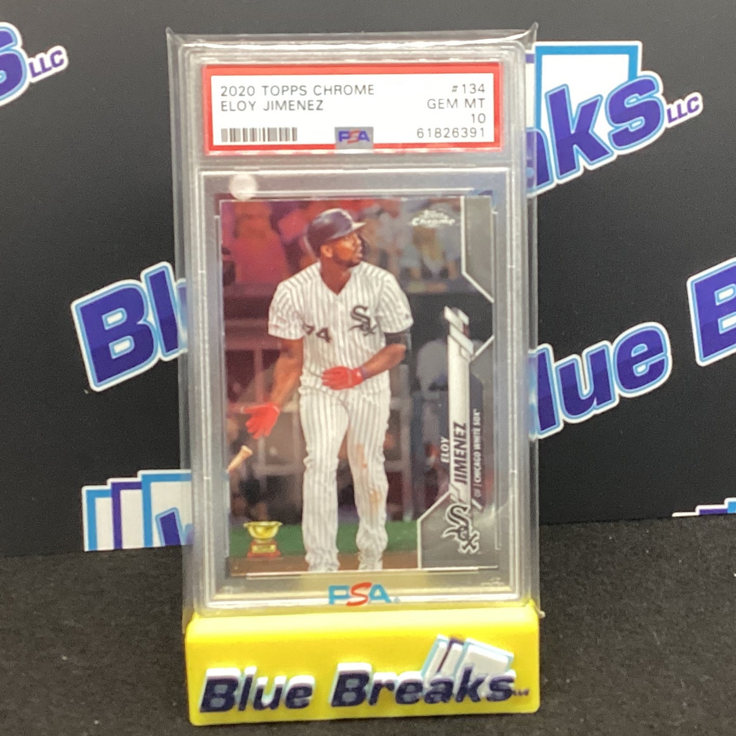 2020 Topps Chrome Eloy Jimenez PSA 10