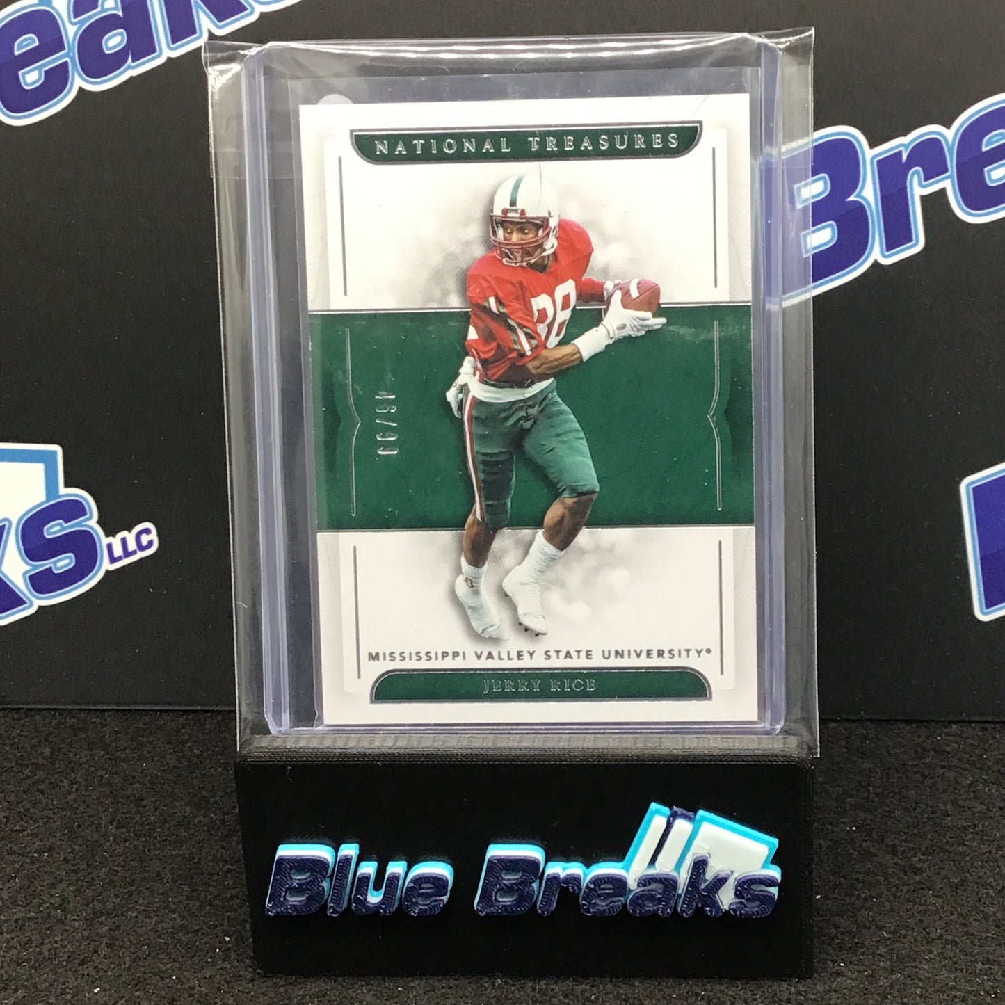 2017 Panini - National Treasures - Jerry Rice - Mississippi Valley State University - 46/99