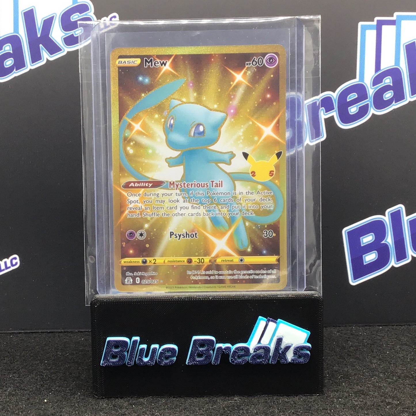 Pokémon Celebrations Shiny Golden Mew