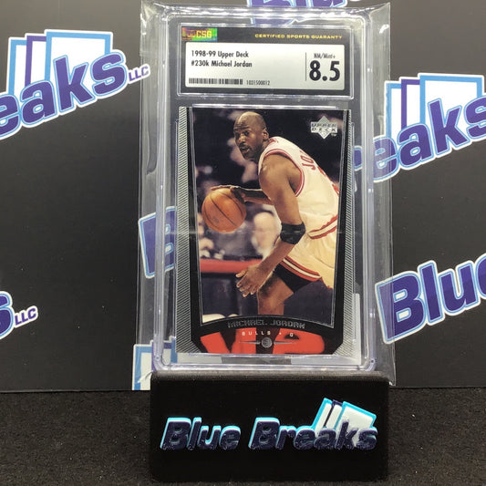 1998-99 Upper Deck Michael Jordan #230k CSG 8.5 Bulls