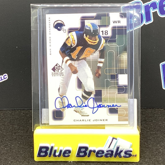 1999 Upper Deck Signature Edition Charlie Joiner Chargers