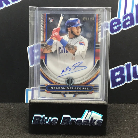 2023 Topps Tribute Nelson Velazquez auto 026/150 #TA-NV Cubs