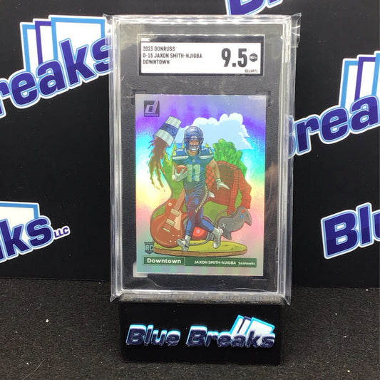 2023 Panini Donruss Downtown Jaxon Smith-Njigba RC #D-15 SGC 9.5 Seahawks