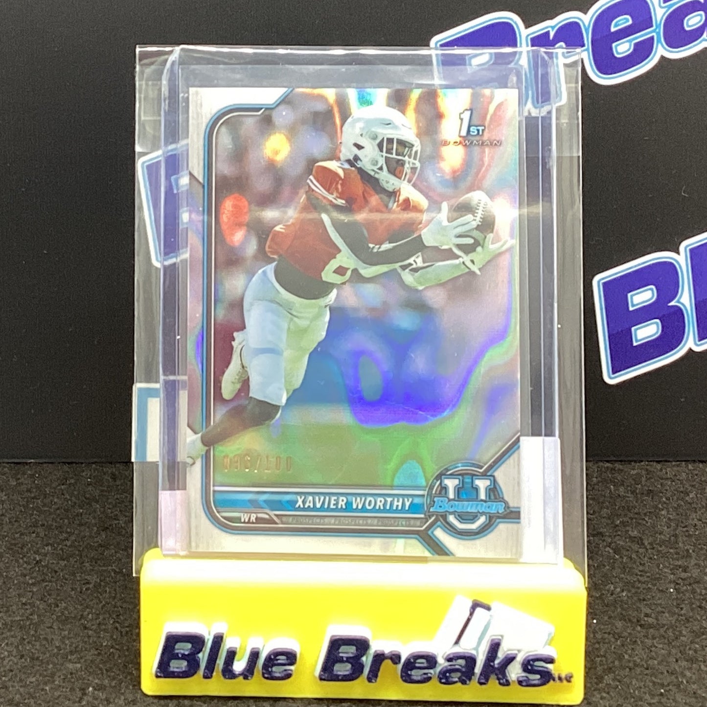 2022 Topps Bowman U 1st Bowman Lava Xavier Worthy 096/100 61