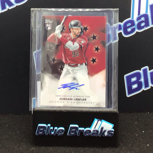 2024 Topps Series 1 Jordan Lawler auto 036/199 #BSA-JL Diamondbacks