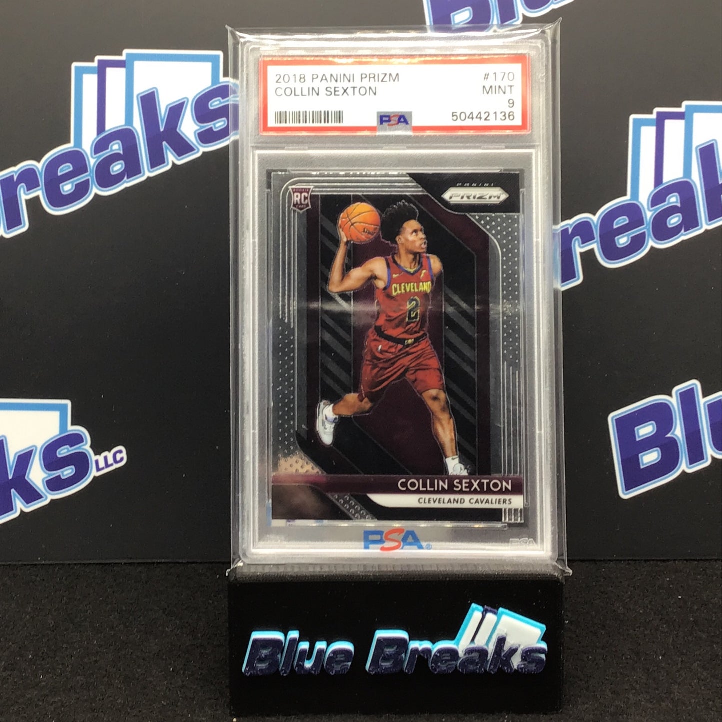 2018 Panini Prizm - Collin Sexton - Cleveland Cavaliers - #170 - PSA 9