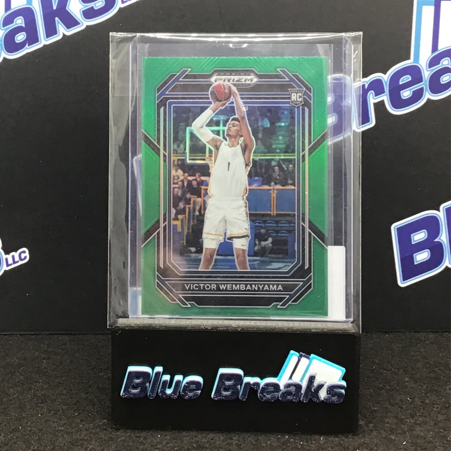 2023 Panini Prizm Draft Picks Green Victor Wembanyama RC #2 Spurs
