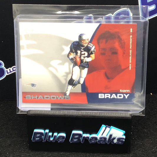 2002 Pacific Trading Cards Shadows Tom Brady #7 Patriots