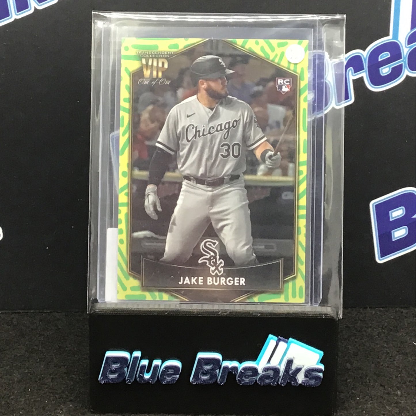 2022 Topps Transcendent Baseball VIP Party Jake Burger 1/1 #81 White Sox