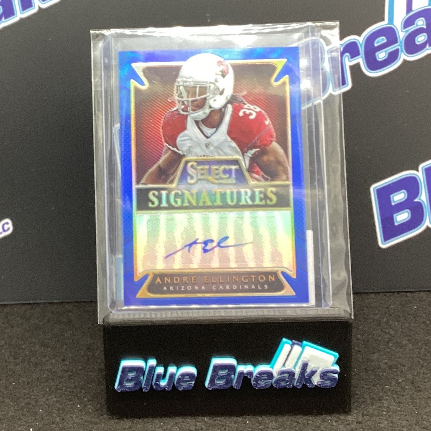 2014 Panini Select Blue Signatures Andre Ellington 02/15 #SS-AE Cardinals