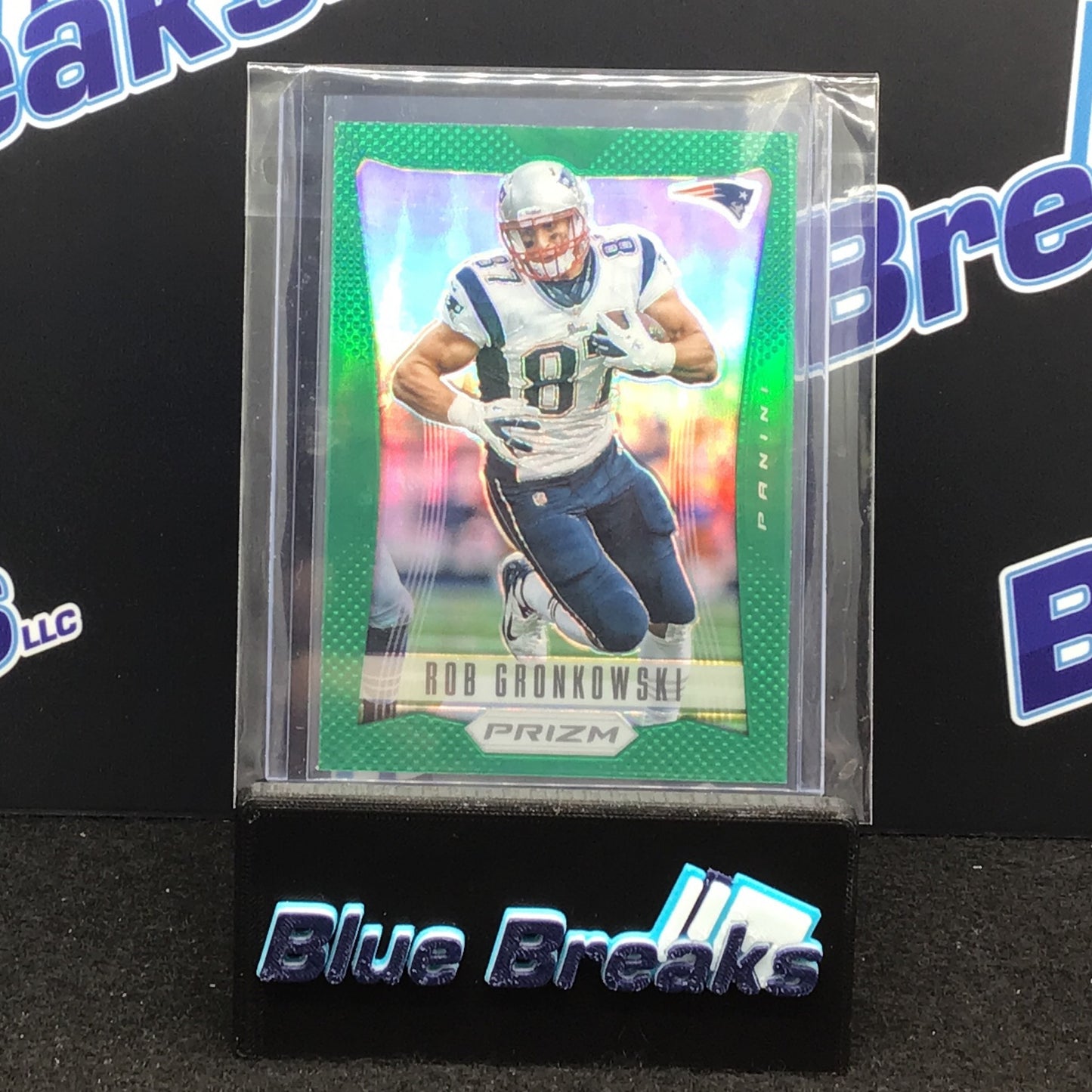 2012 Panini - Prizm - Rob Gronkowski - Green - New England Patriots - #115