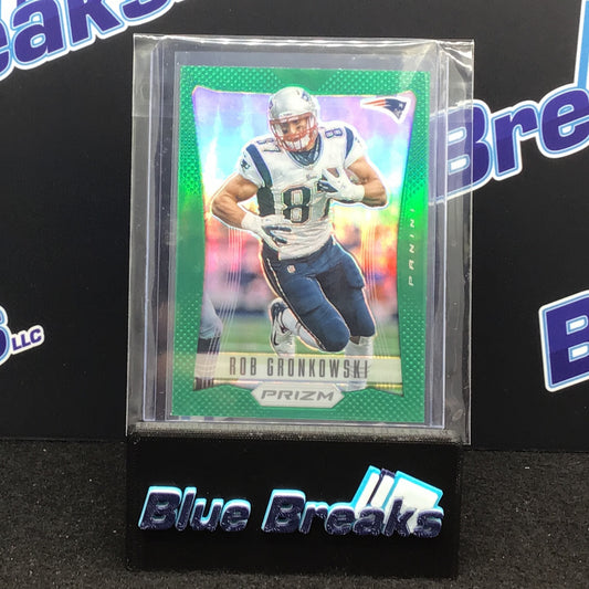 2012 Panini - Prizm - Rob Gronkowski - Green - New England Patriots - #115