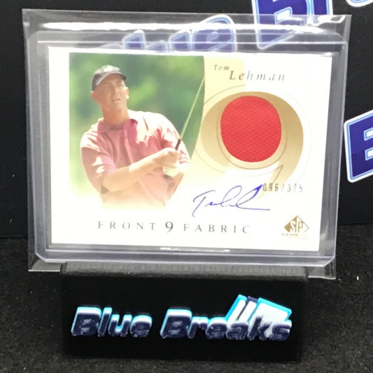 2002 Upper Deck - SP Game Used - Tom Lehman - 96/375 - Autograph