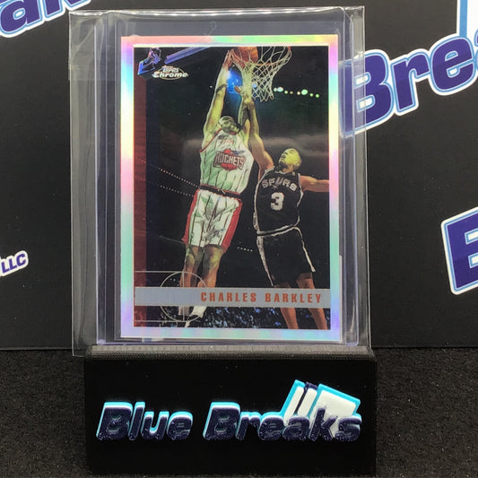 1998 Topps Chrome Charles Barkley #17 Rockets