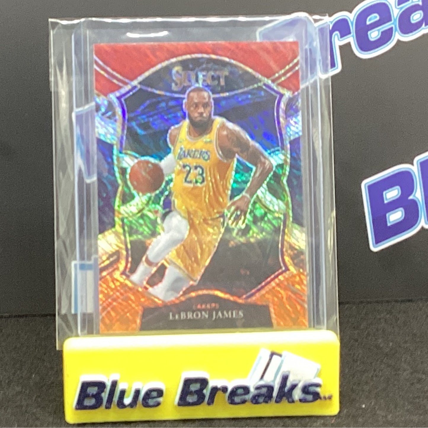 2021 Panini Select - LeBron James #23 Red Orange