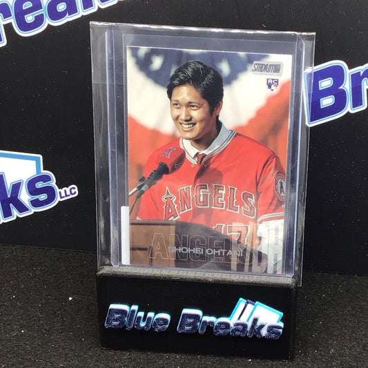 2018 Topps Stadium Club Shohei Ohtani RC #138 Angels