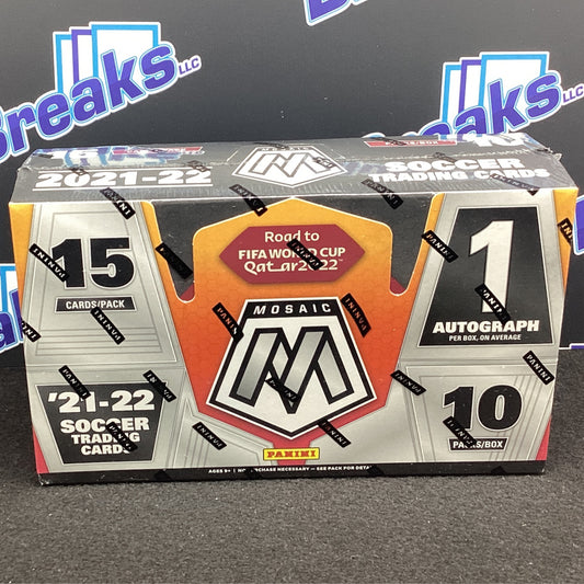 2021-22 Mosaic Road to World Cup Qatar 2022 Hobby Box